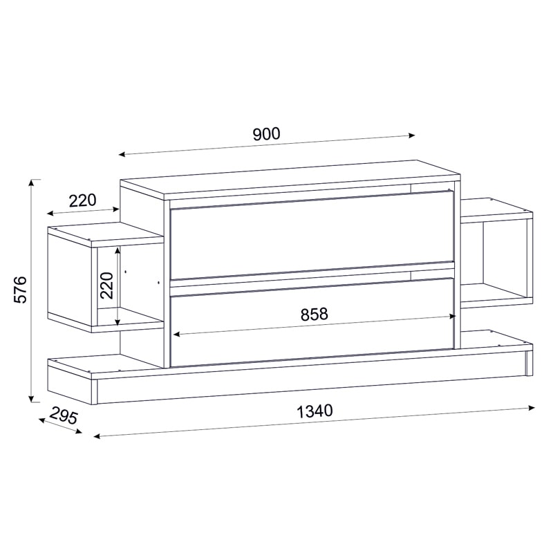 ტელევიზორის მაგიდა Nuvo IS0078