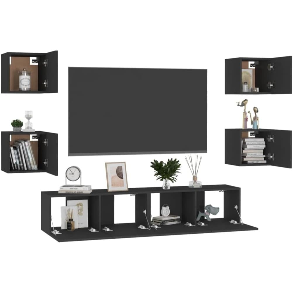 ტელევიზორის მაგიდა თაროებით Nuvo is0711