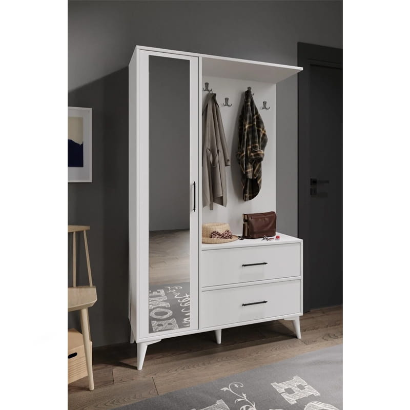 შემოსასვლელის კარადა სარკით Nuvo IS0965