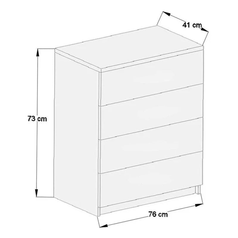 კომოდი Nuvo 10432