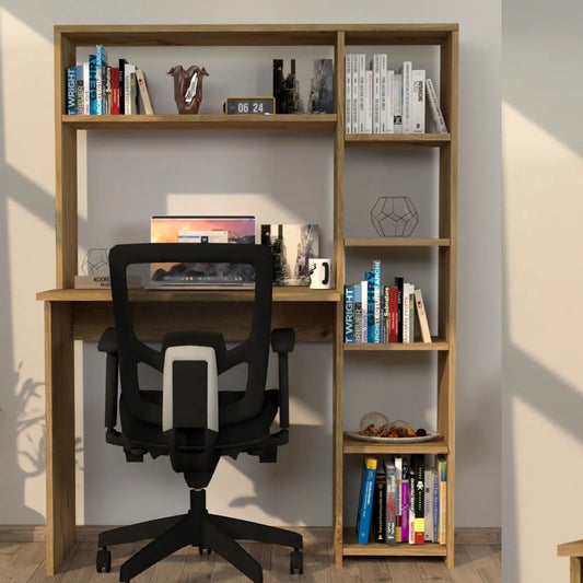 სამეცადინო/კომპიუტერის მაგიდა თაროებით Nuvo IS0644