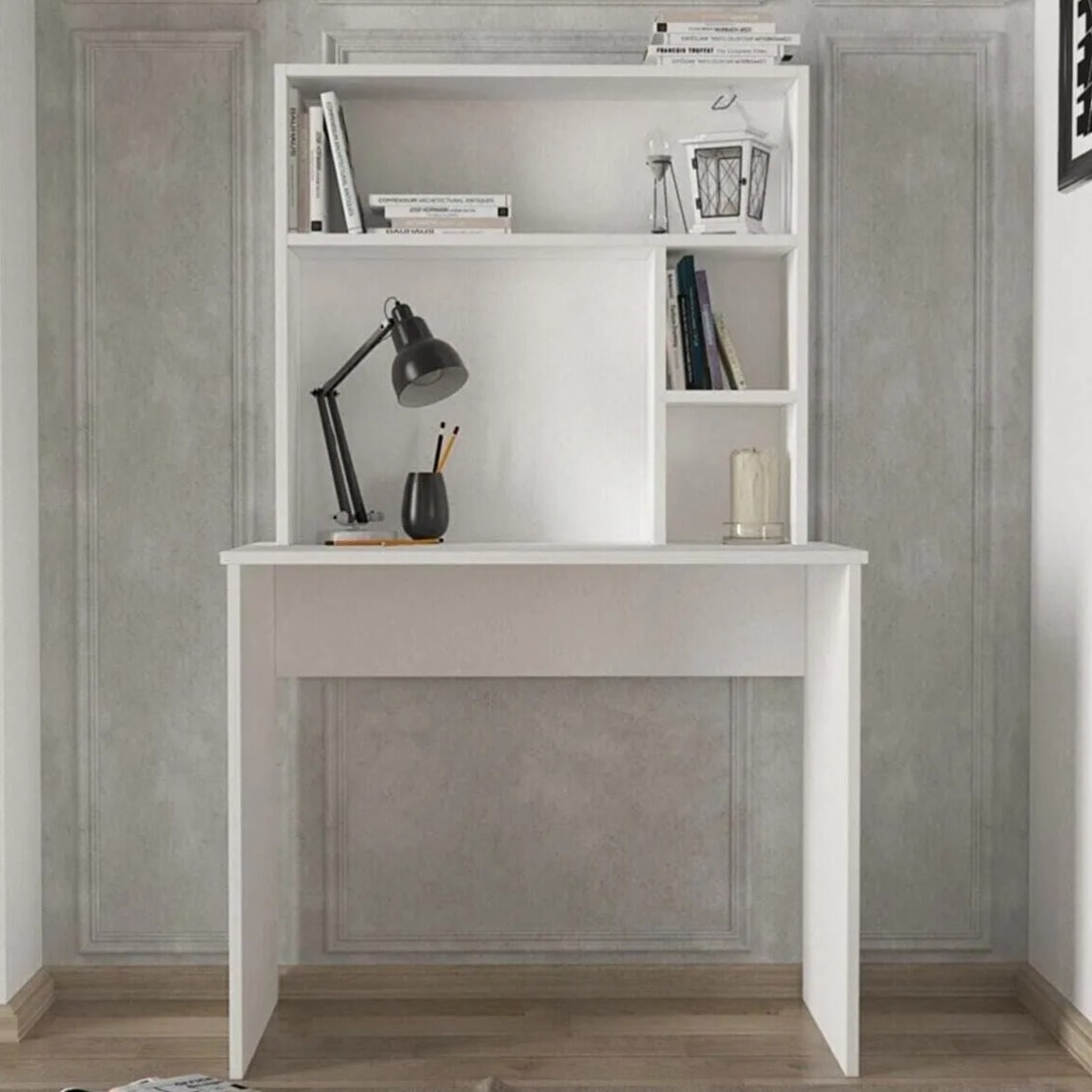 სამეცადინო/კომპიუტერის მაგიდა თაროებით Nuvo IS0655