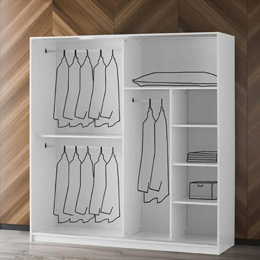 გარდერობი სარკით Nuvo IS0986