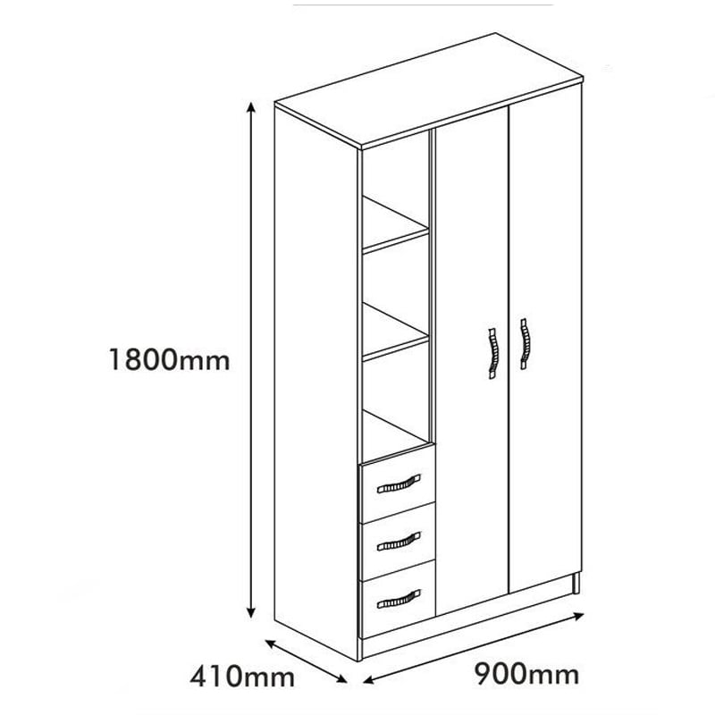 გარდერობი Nuvo IS0863