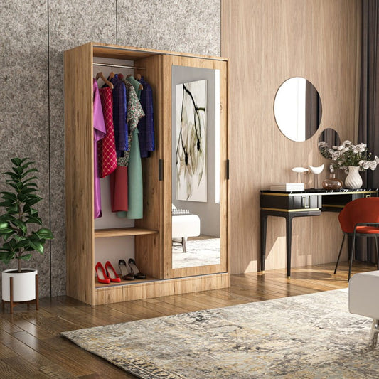 გარდერობი სარკით Nuvo IS0985