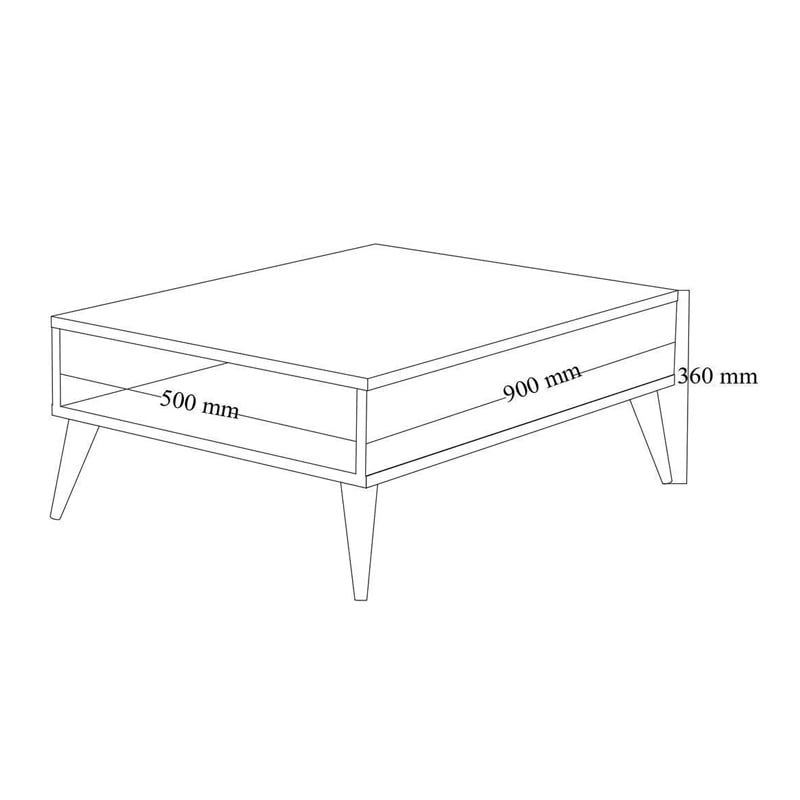 ჟურნალების მაგიდა Nuvo IS0660