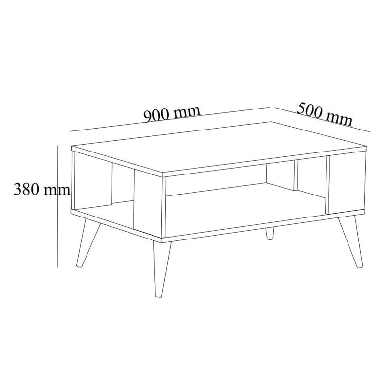 ჟურნალების მაგიდა Nuvo IS0664