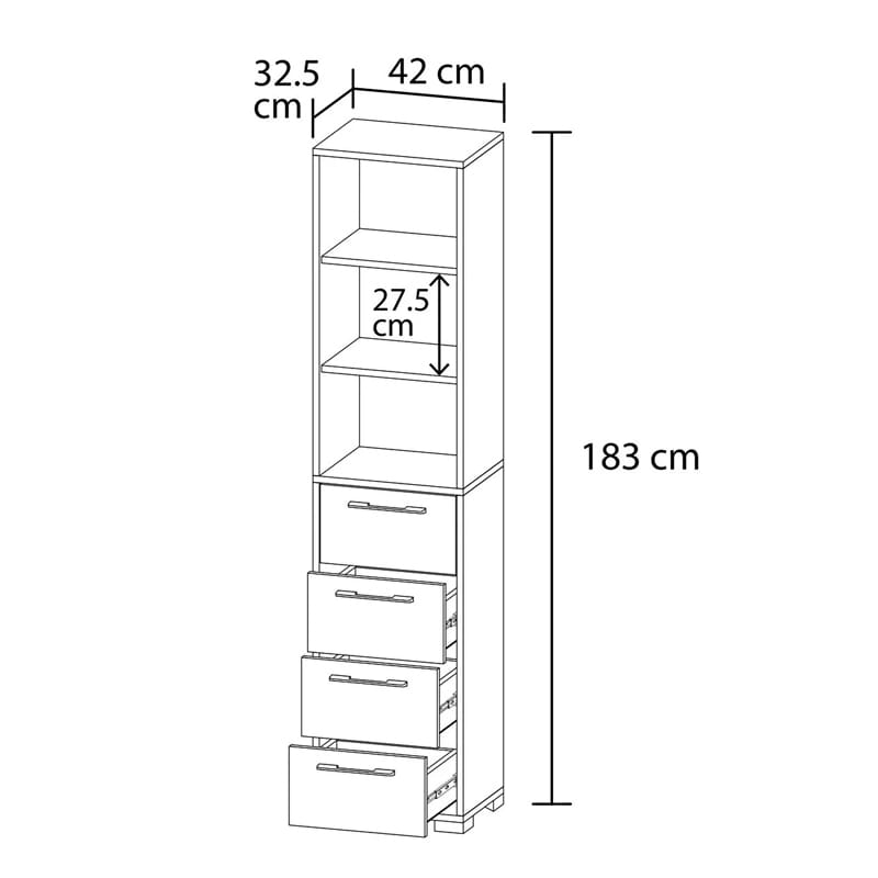 კარადა Nuvo IS0992