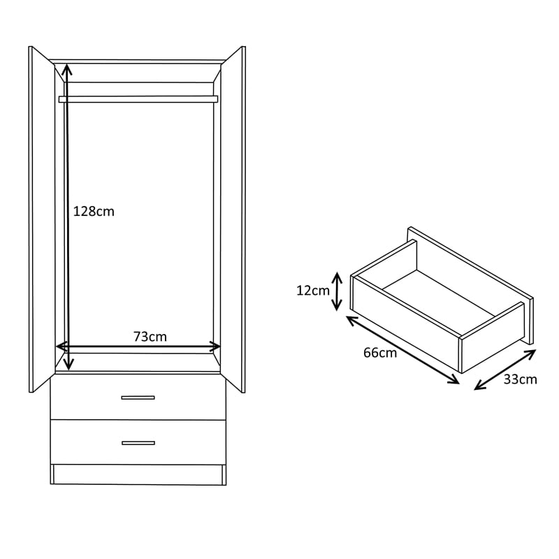 გარდერობი Nuvo IS0877