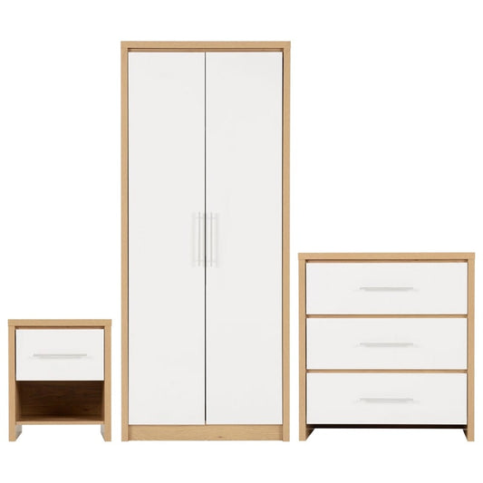 საძინებლის სამეული (გარდერობი, კომოდი და ტუმბო) - Nuvo IS08434