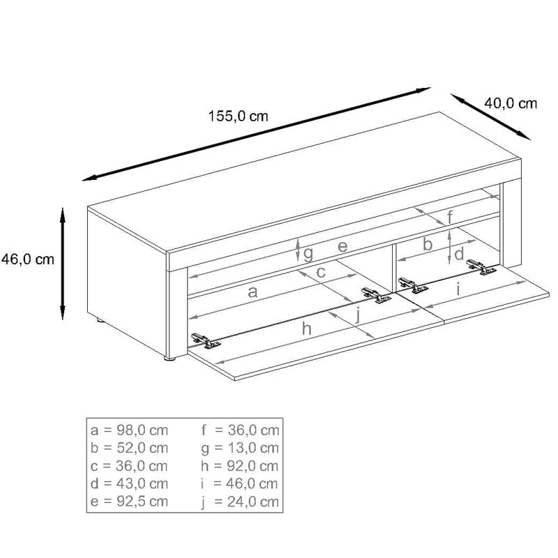 ტელევიზორის მაგიდა Nuvo IS0175