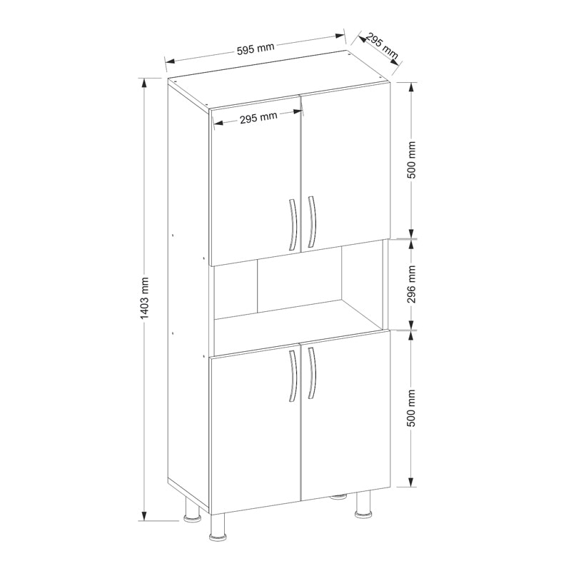სააბაზანოს კარადა Nuvo IS0076