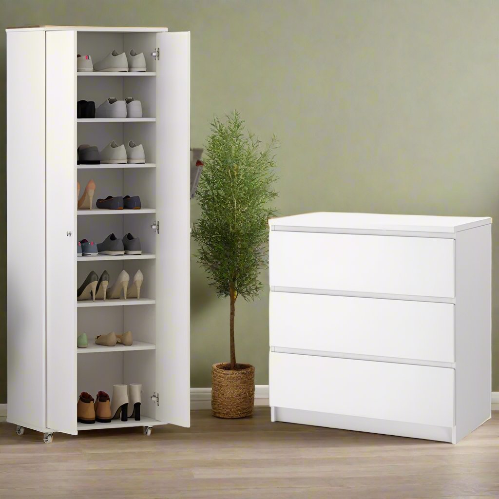 ავეჯის ორეული (გარდერობი და კომოდი) Nuvo SET IS0070IS0026