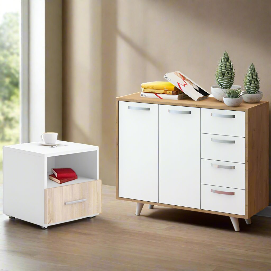 ავეჯის ორეული (კომოდი და ტუმბო) Nuvo SET IS0120IS0125