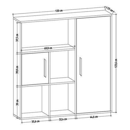 წიგნების თარო Nuvo IS0539