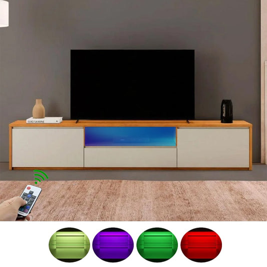 ტელევიზორის მაგიდა განათებით Nuvo IS0302 Colour