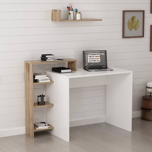 საოფისე და სამეცადინო მაგიდა თაროებით Nuvo IS0778