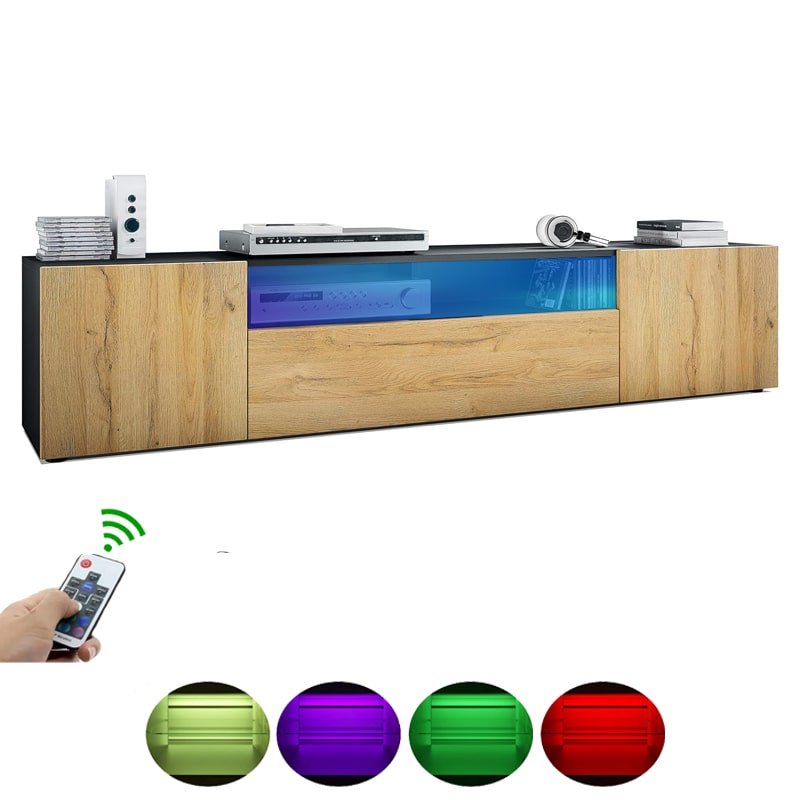 ტელევიზორის მაგიდა განათებით Nuvo IS0176 Colour