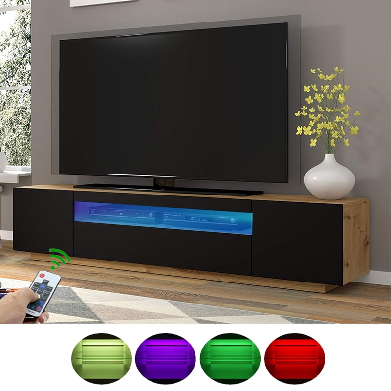 ტელევიზორის მაგიდა განათებით Nuvo IS0201 Colour