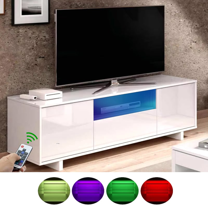 ტელევიზორის მაგიდა განათებით Nuvo IS0029 Colour