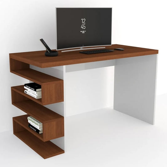 საოფისე და სამეცადინო მაგიდა თაროებით Nuvo IS0777