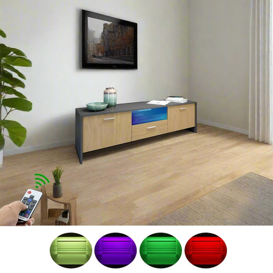 ტელევიზორის მაგიდა განათებით Nuvo IS0166 Colour