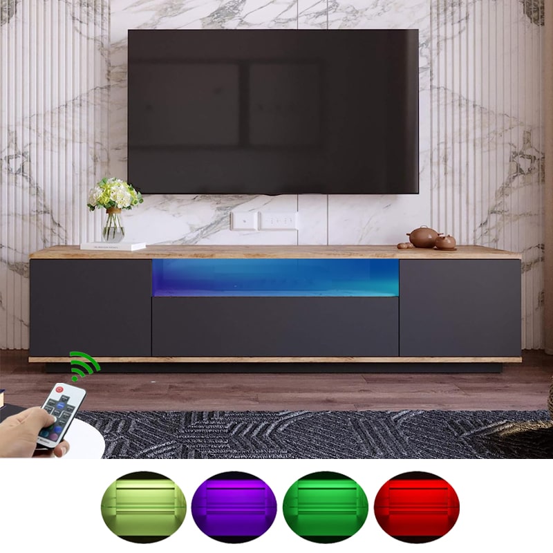 ტელევიზორის მაგიდა განათებით Nuvo IS0123 Colour