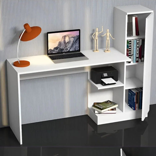 სამეცადინო/კომპიუტერის მაგიდა თაროებით და სათავსოებით Nuvo IS0653