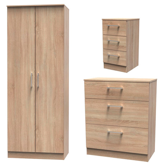 საძინებლის სამეული (გარდერობი, კომოდი და ტუმბო) - Nuvo IS0854