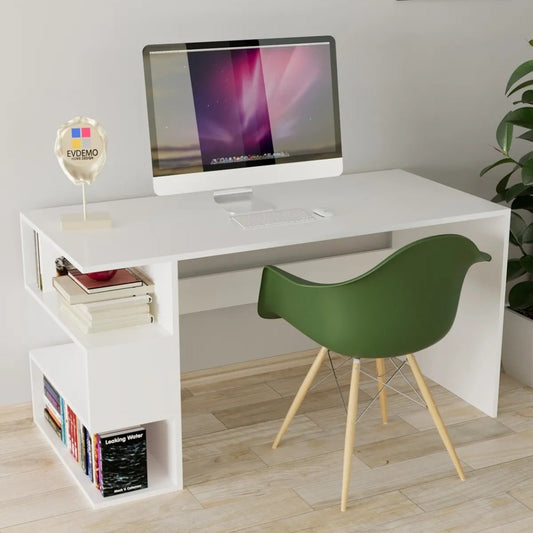 სამეცადინო/კომპიუტერის მაგიდა თაროებით Nuvo IS0648