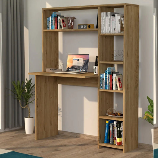 სამეცადინო/კომპიუტერის მაგიდა თაროებით Nuvo IS0644