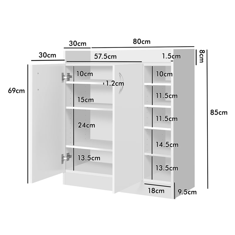 ფეხსაცმლის კარადა Nuvo IS0791