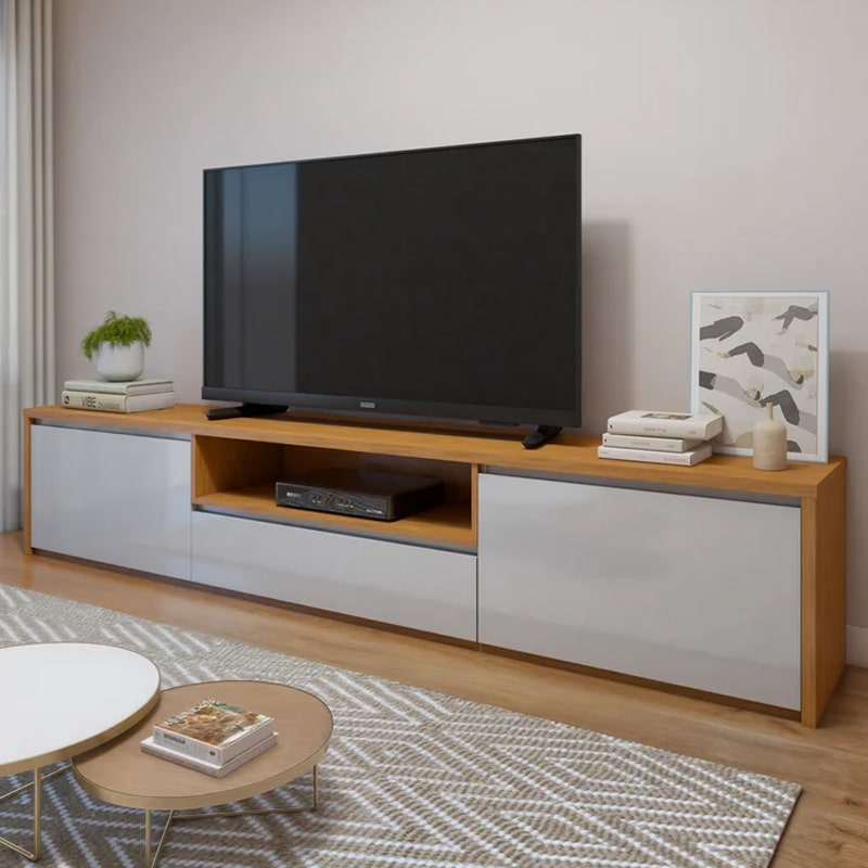 ტელევიზორის მაგიდა განათებით Nuvo IS0302 Colour