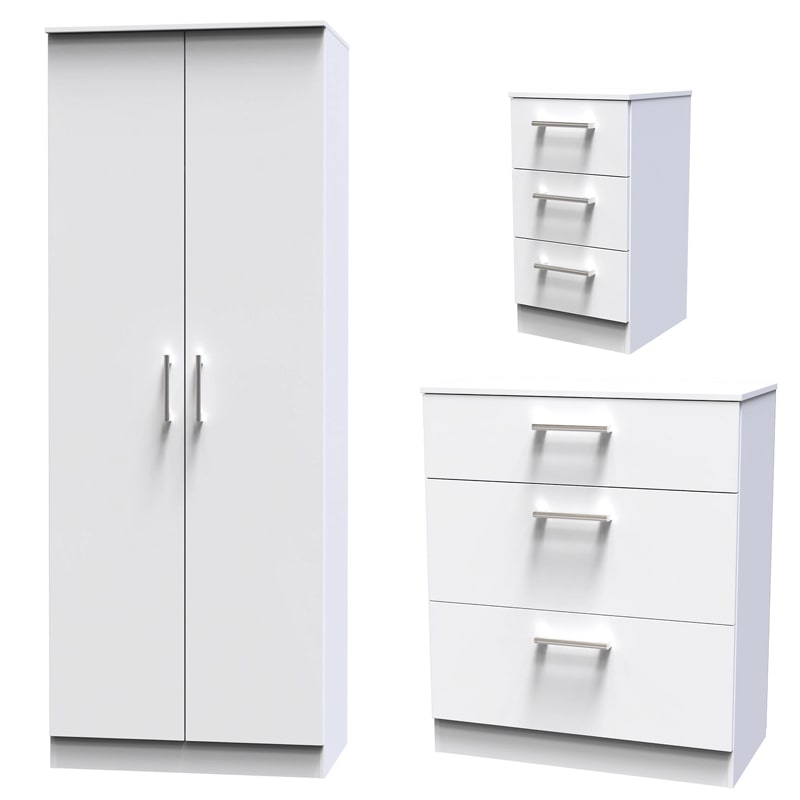 საძინებლის სამეული (გარდერობი, კომოდი და ტუმბო) - Nuvo IS0853