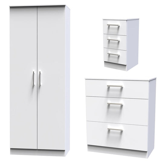 საძინებლის სამეული (გარდერობი, კომოდი და ტუმბო) - Nuvo IS0853