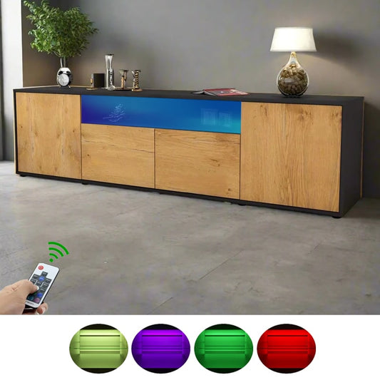 ტელევიზორის მაგიდა განათებით Nuvo IS0177 Colour