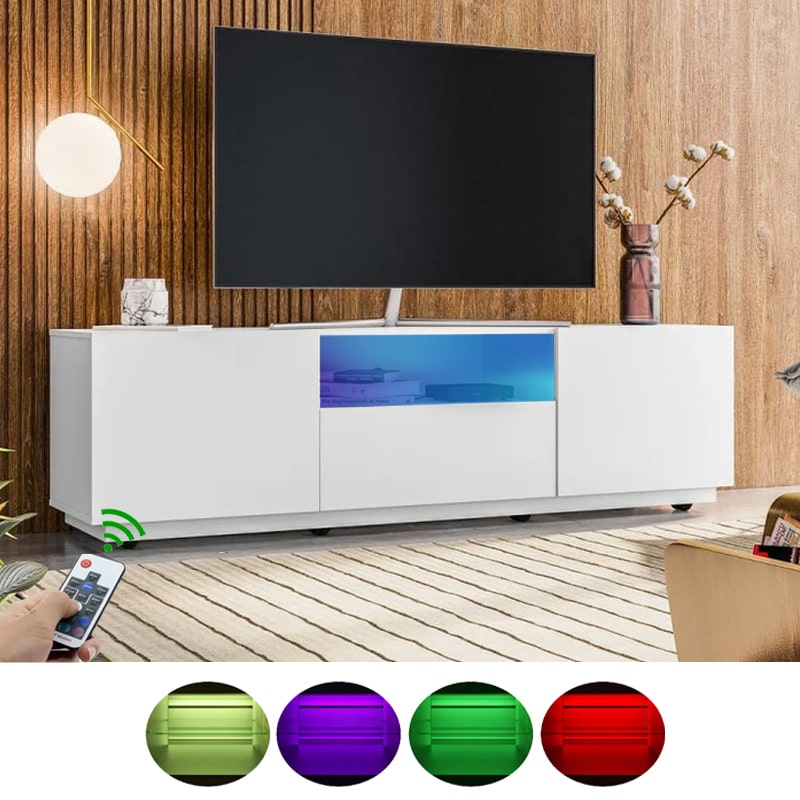 ტელევიზორის მაგიდა განათებით Nuvo IS0300 Colour