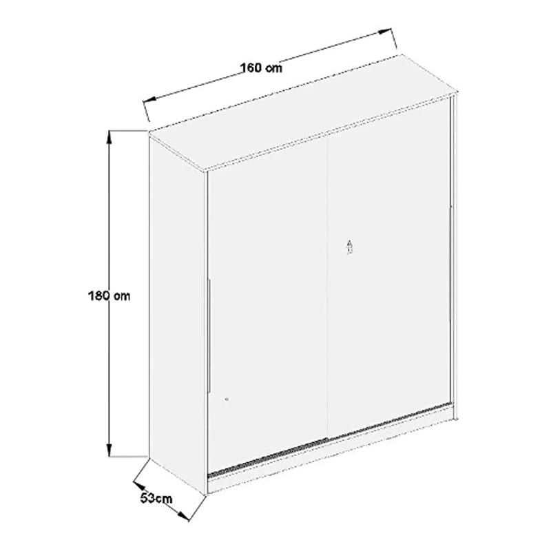 გარდერობი Nuvo IS0975