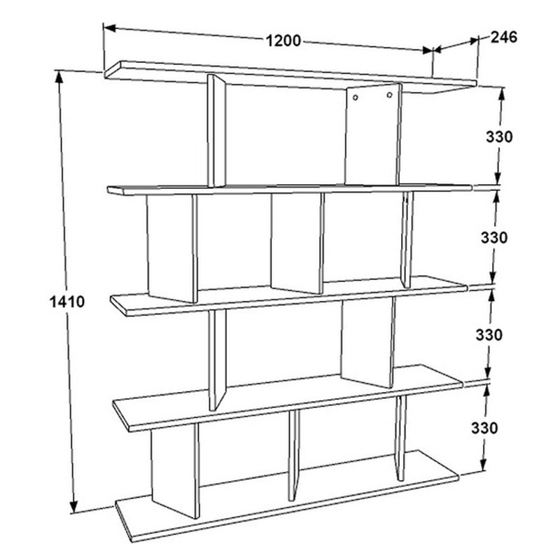 წიგნების თარო Nuvo IS0480