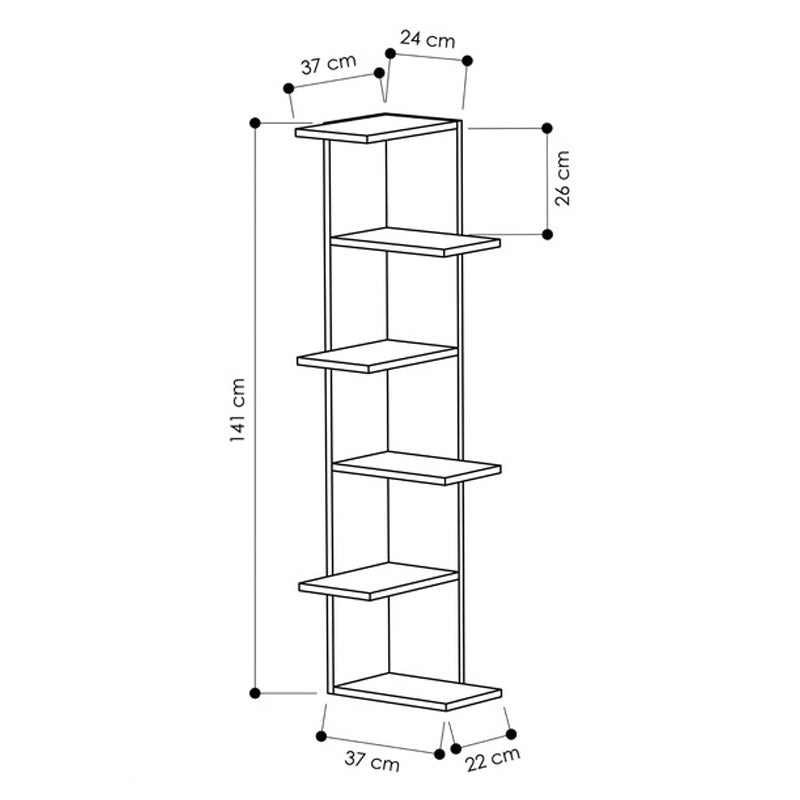 კუთხის თარო Nuvo IS0477
