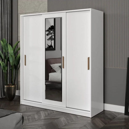 გარდერობი სარკით Nuvo IS0982