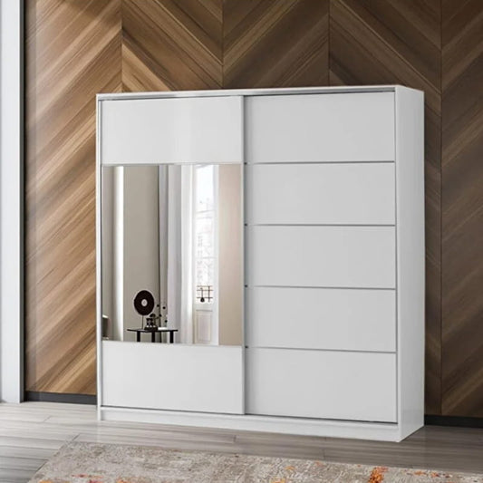 გარდერობი სარკით Nuvo IS0986