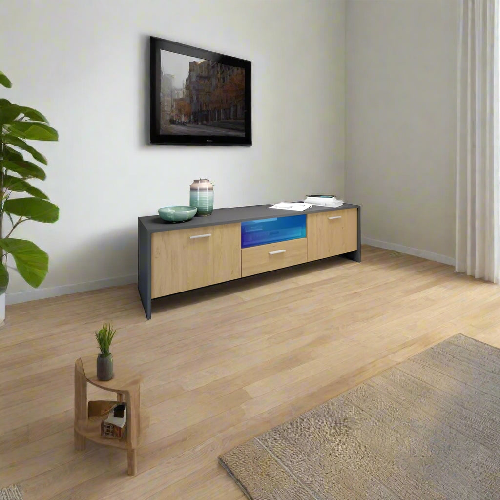 ტელევიზორის მაგიდა განათებით Nuvo IS0166 Colour