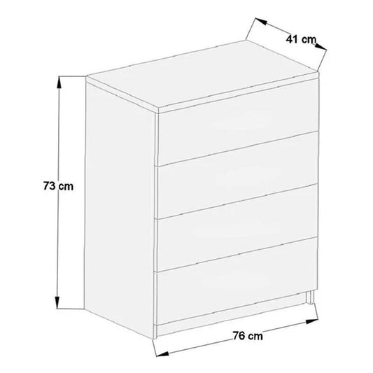 კომოდი Nuvo 10432