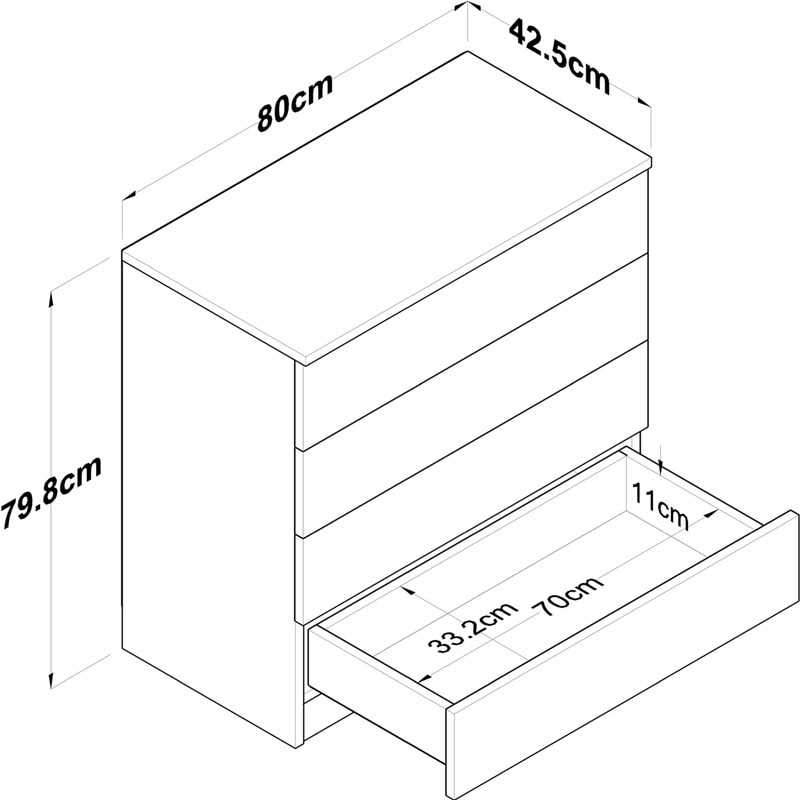 კომოდი Nuvo IS0152
