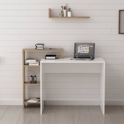 საოფისე და სამეცადინო მაგიდა თაროებით Nuvo IS0778