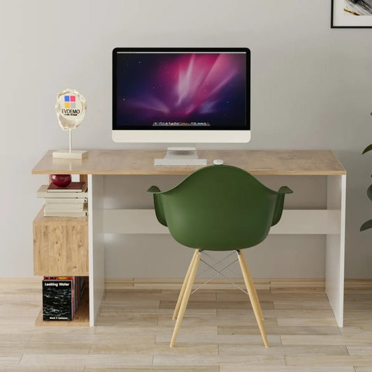 სამეცადინო/კომპიუტერის მაგიდა თაროებით Nuvo IS0647