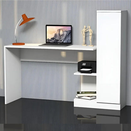 სამეცადინო/კომპიუტერის მაგიდა თაროებით და სათავსოებით Nuvo IS0653