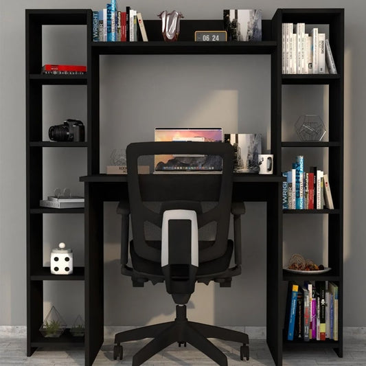 საოფისე და სამეცადინო მაგიდა თაროებით Nuvo IS0683