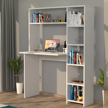 სამეცადინო/კომპიუტერის მაგიდა თაროებით Nuvo IS0643